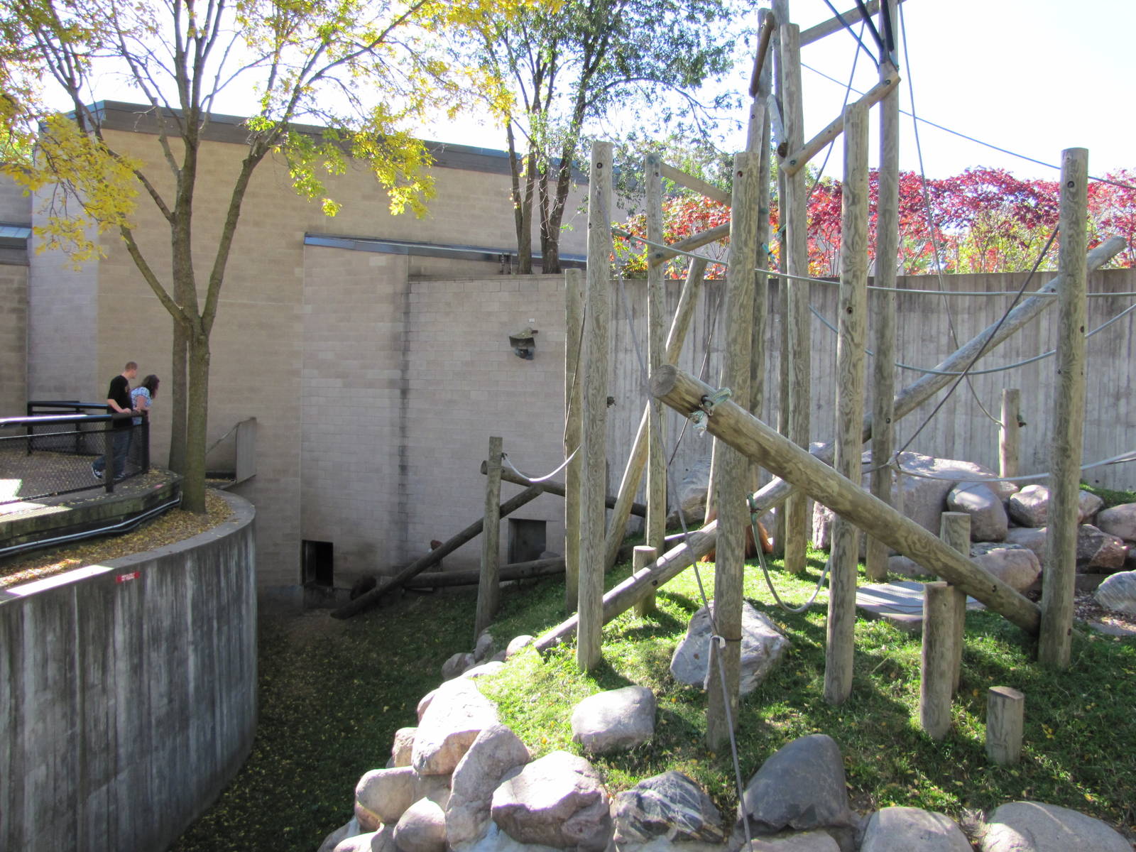 Como Zoo 2010 - First part of the Orangutan outdoor exhibit