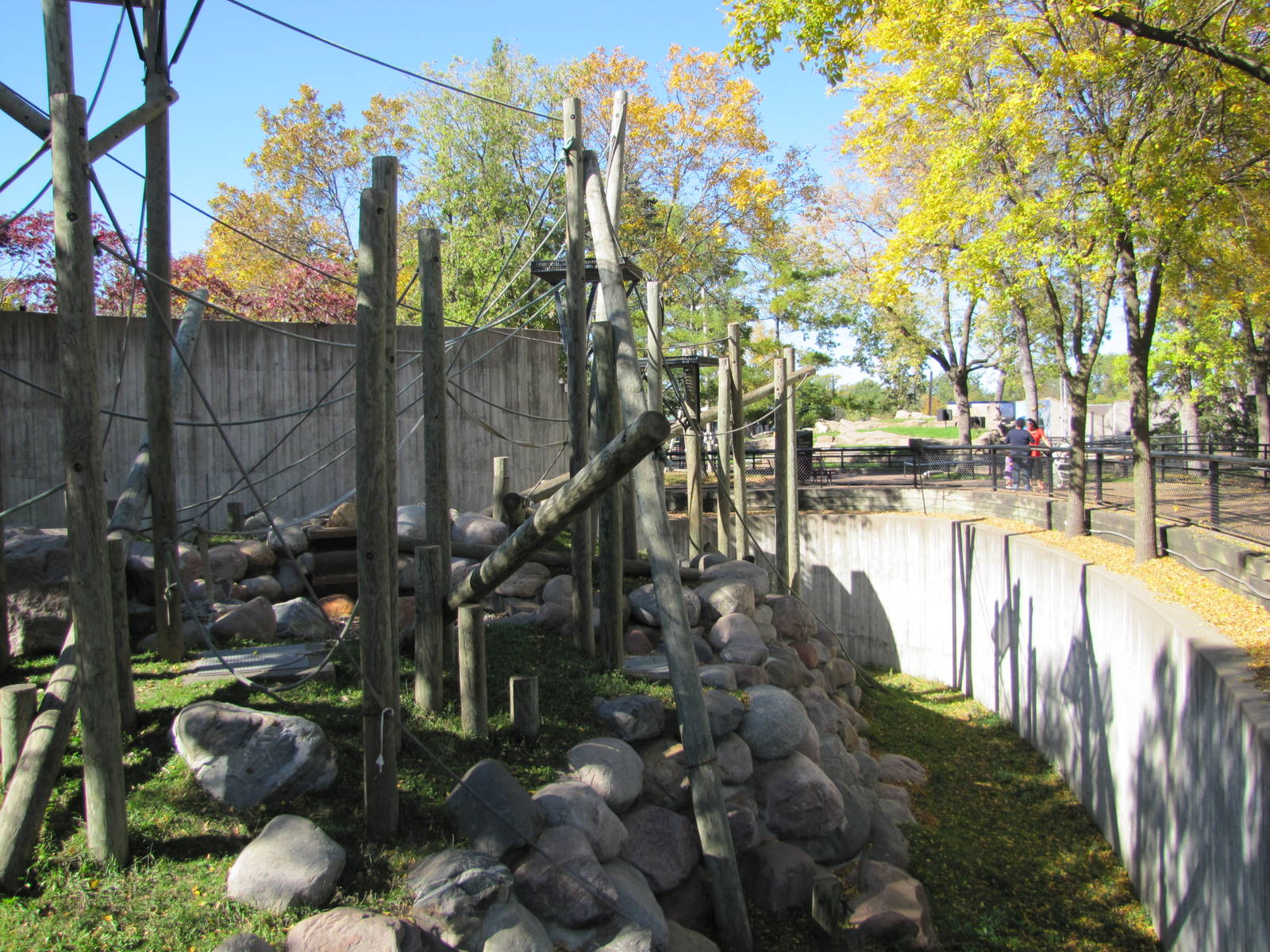 Como Zoo 2010 - Second part of the Orangutan outdoor exhibit