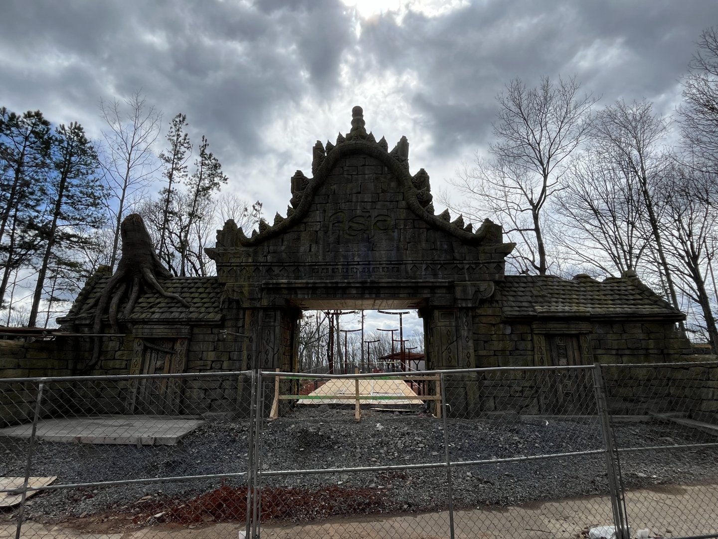 Completed Asia Entrance Archway