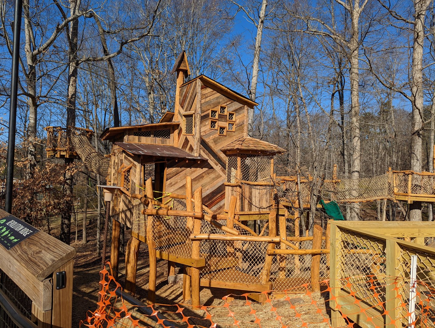 Completed tree house addition