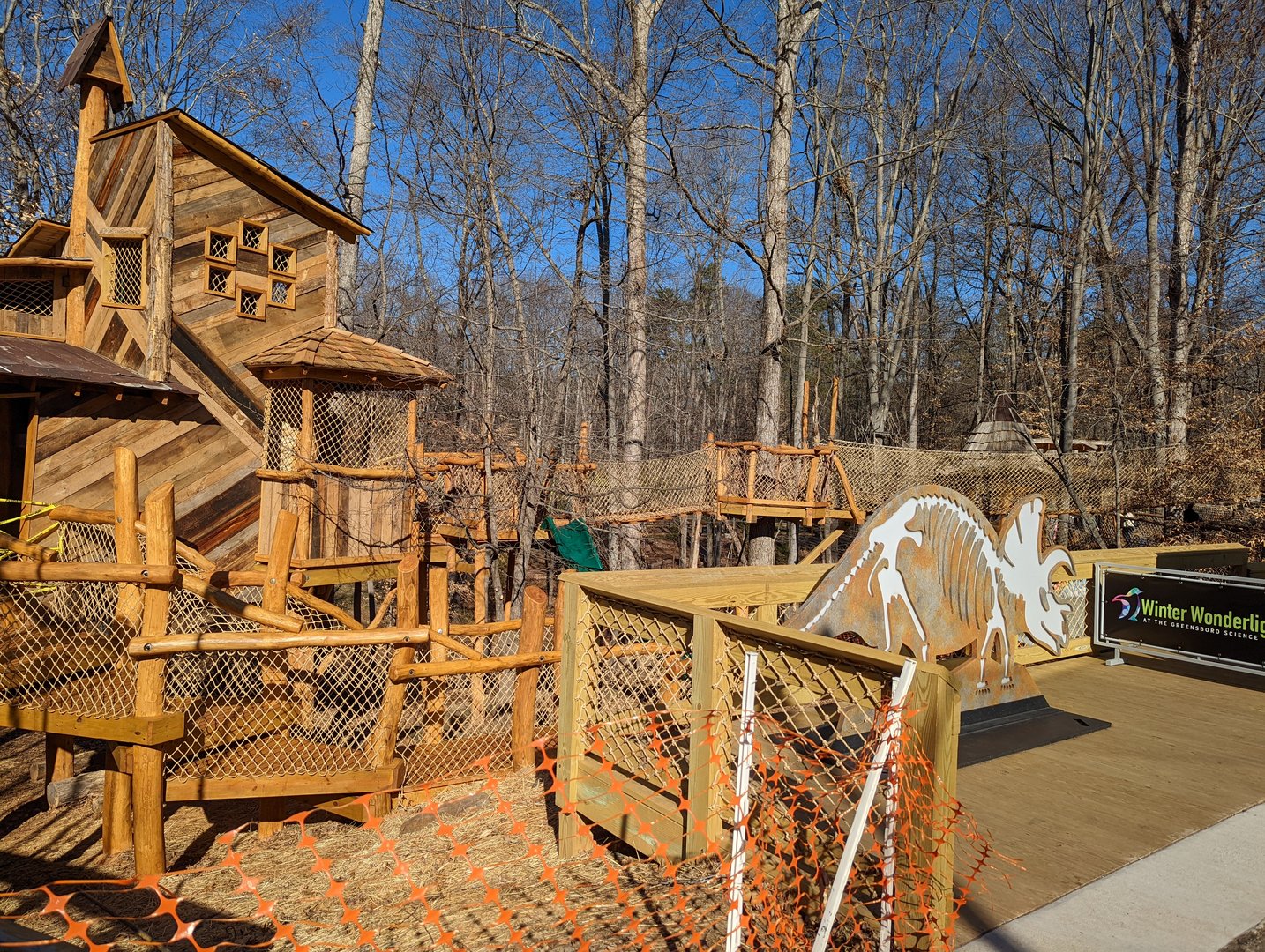 Completed tree house addition