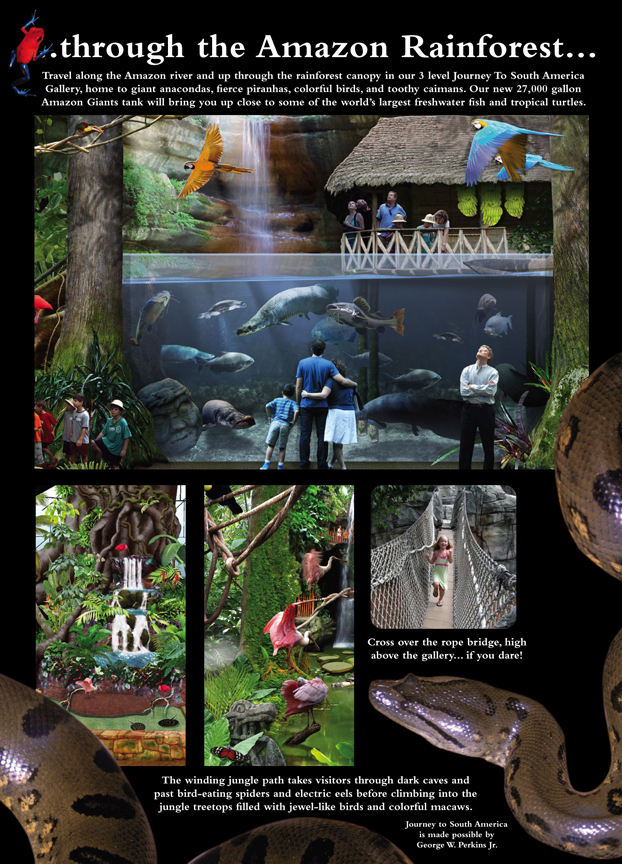 Concept Art for the new Living Planet Aquarium opening in 2013