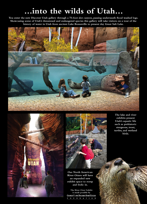 Concept Art for the new Living Planet Aquarium opening in 2013