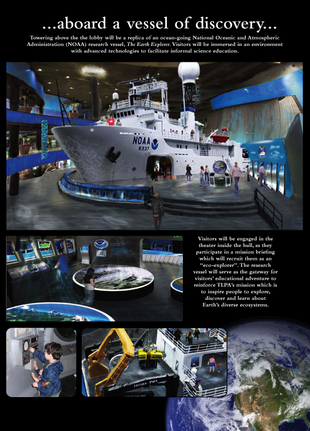 Concept Art for the new Living Planet Aquarium opening in 2013