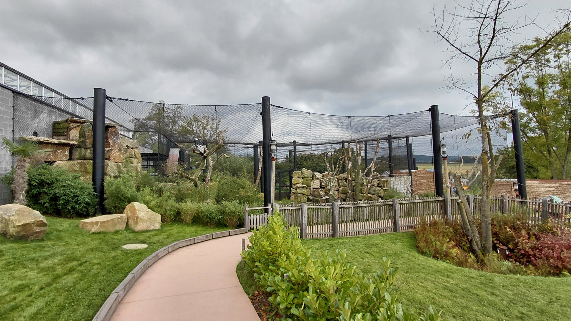 Condor + macaw aviary