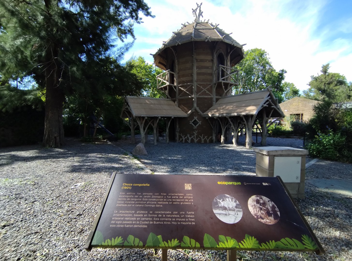 Congolese hut - Ecoparque BA