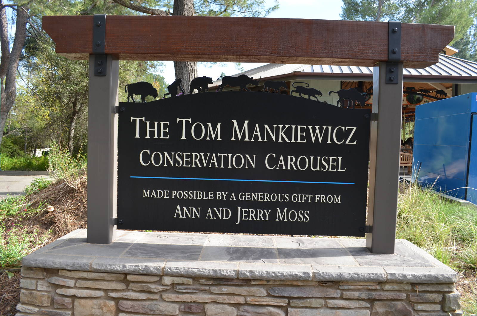 Conservation Carousel Sign