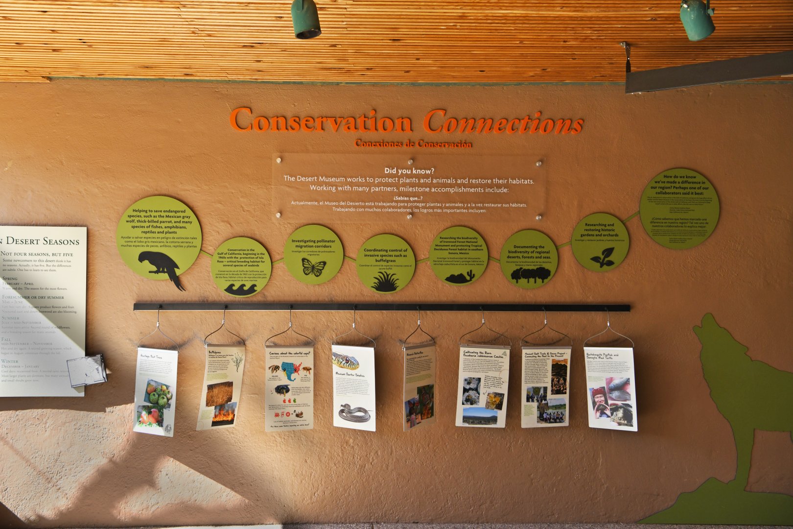 conservation initiatives display