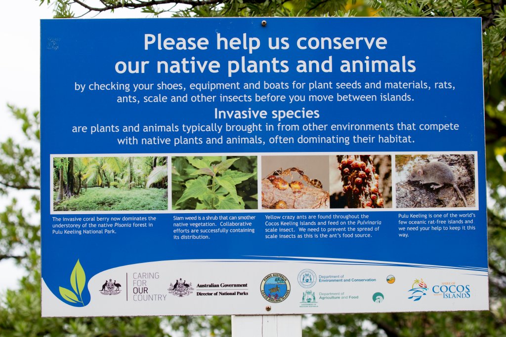 Conservation sign