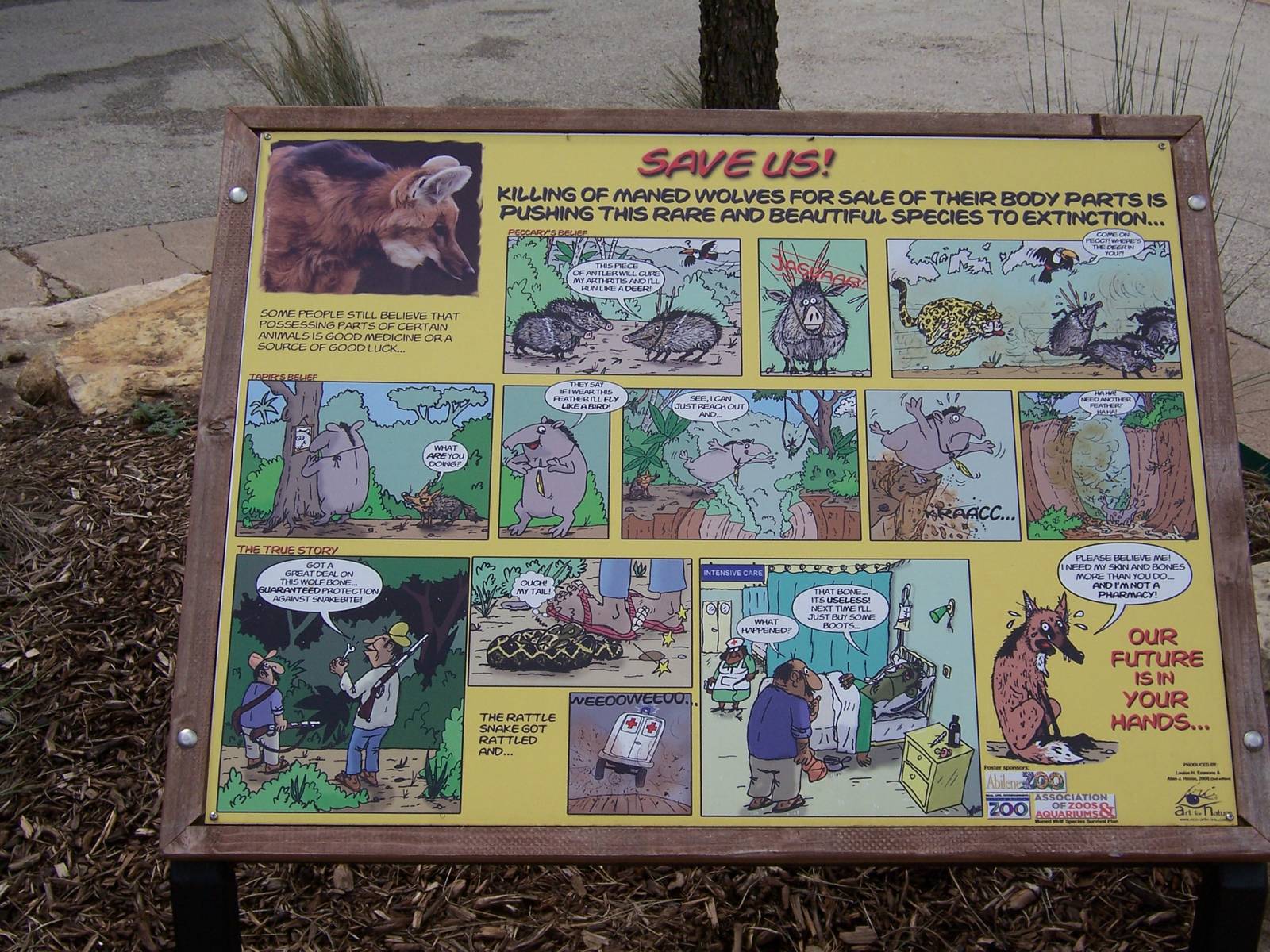 Conservation sign