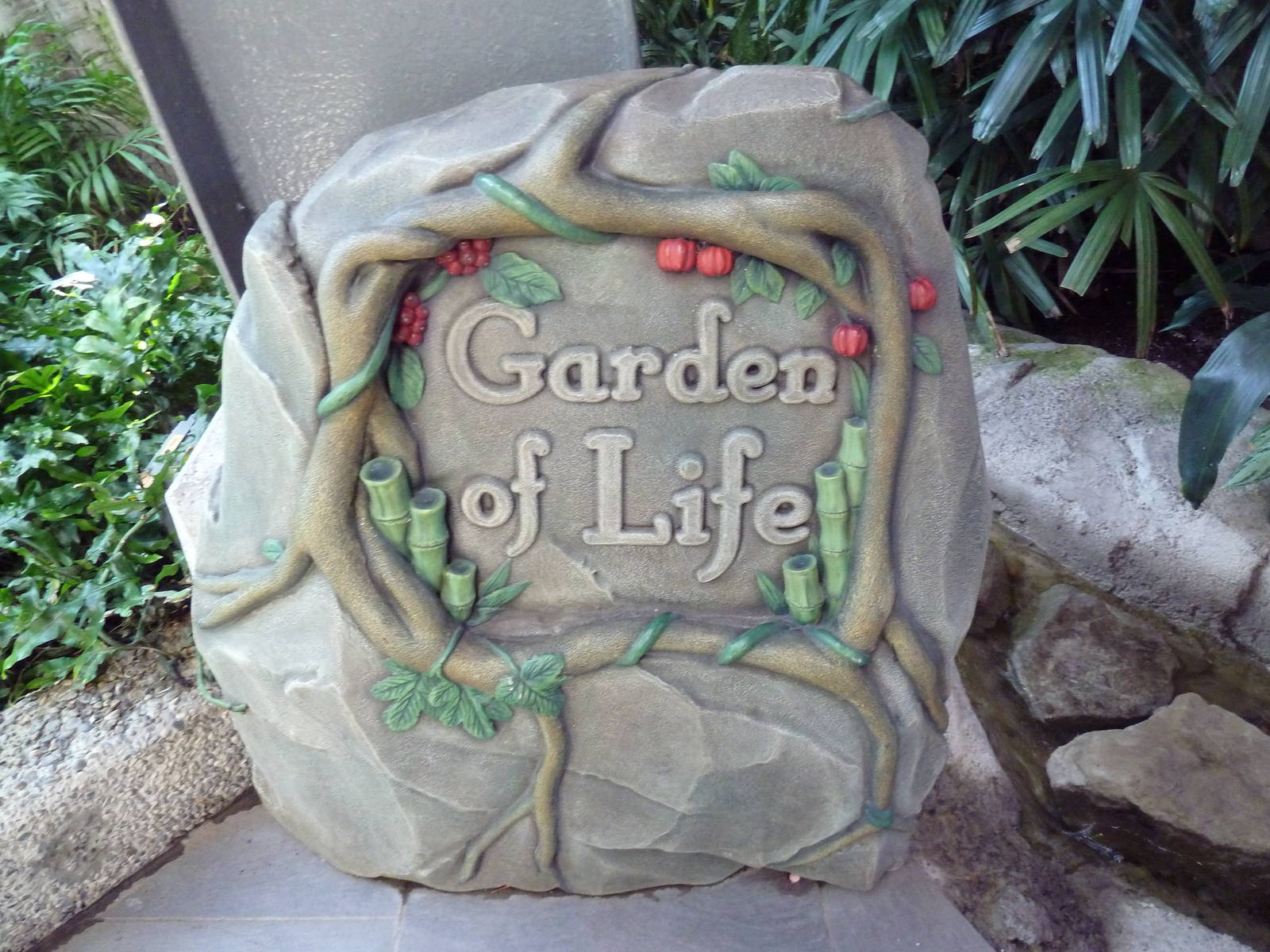 Conservatory - Garden of Life Sign