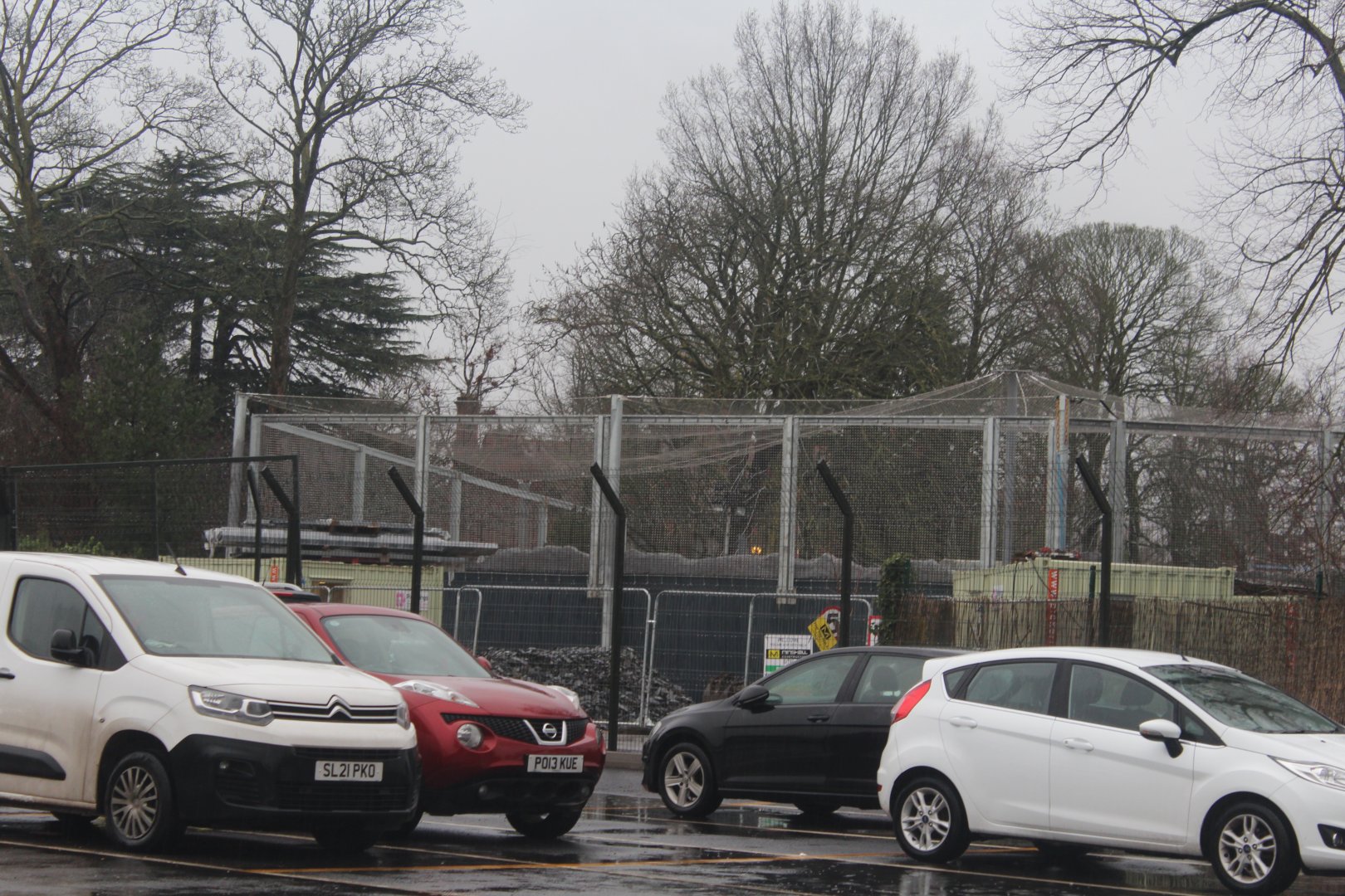 Construcion of snow Leopard Enclosure 2nd January 2024