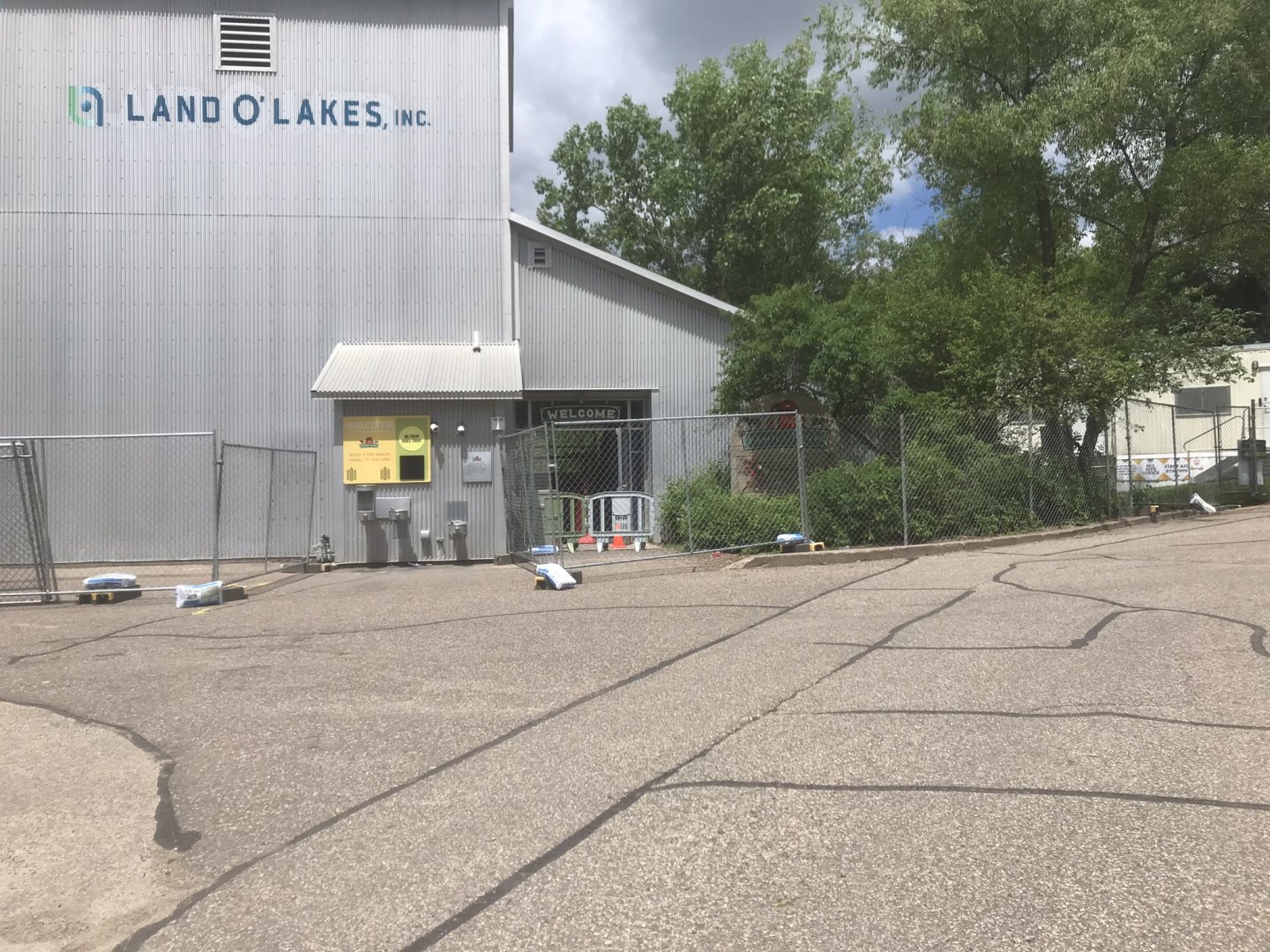 Construction around the Grain Elevator