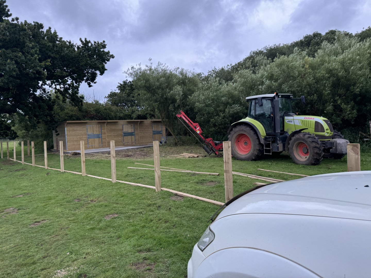 Construction at Bridlington Animal Park (July 2024)