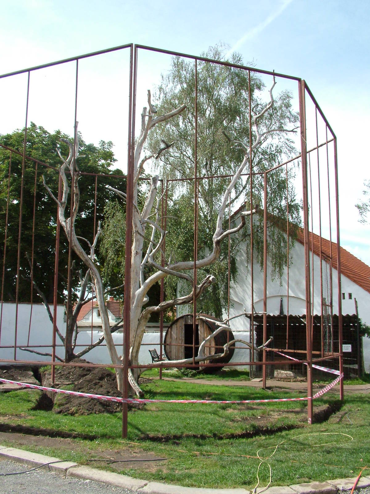 Construction at Chleby, 26/08/12