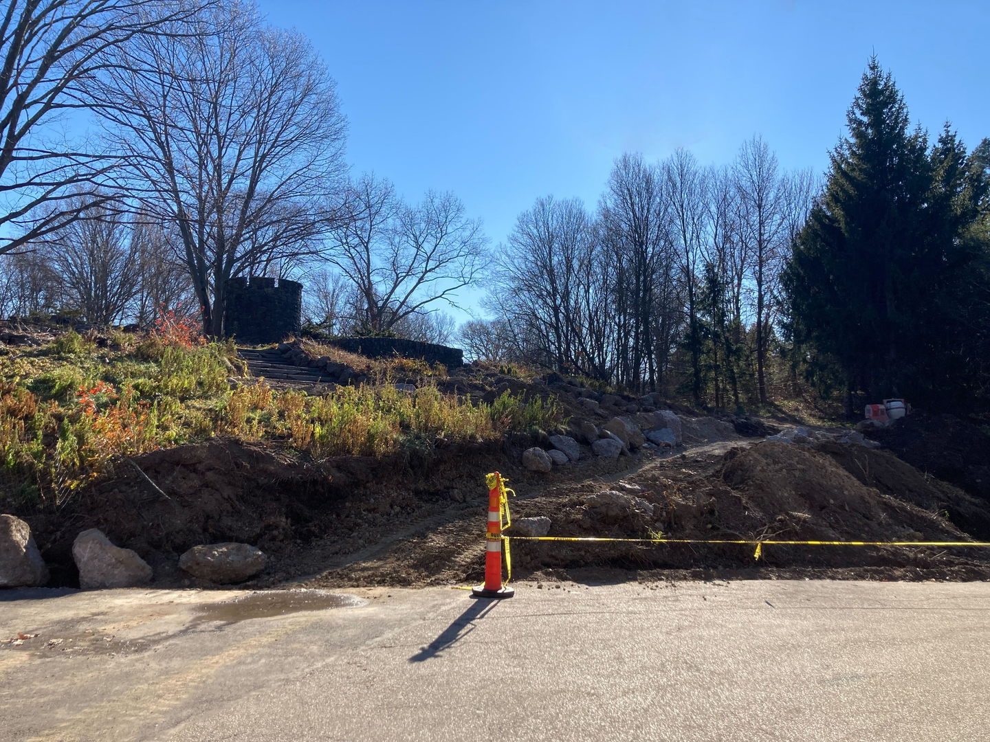 Construction at Tropical Forest Exit?