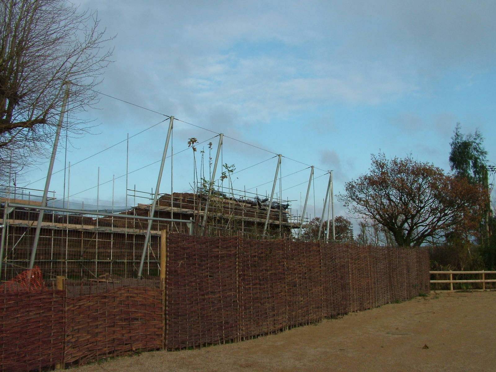 Construction at Twycross 08/11/09