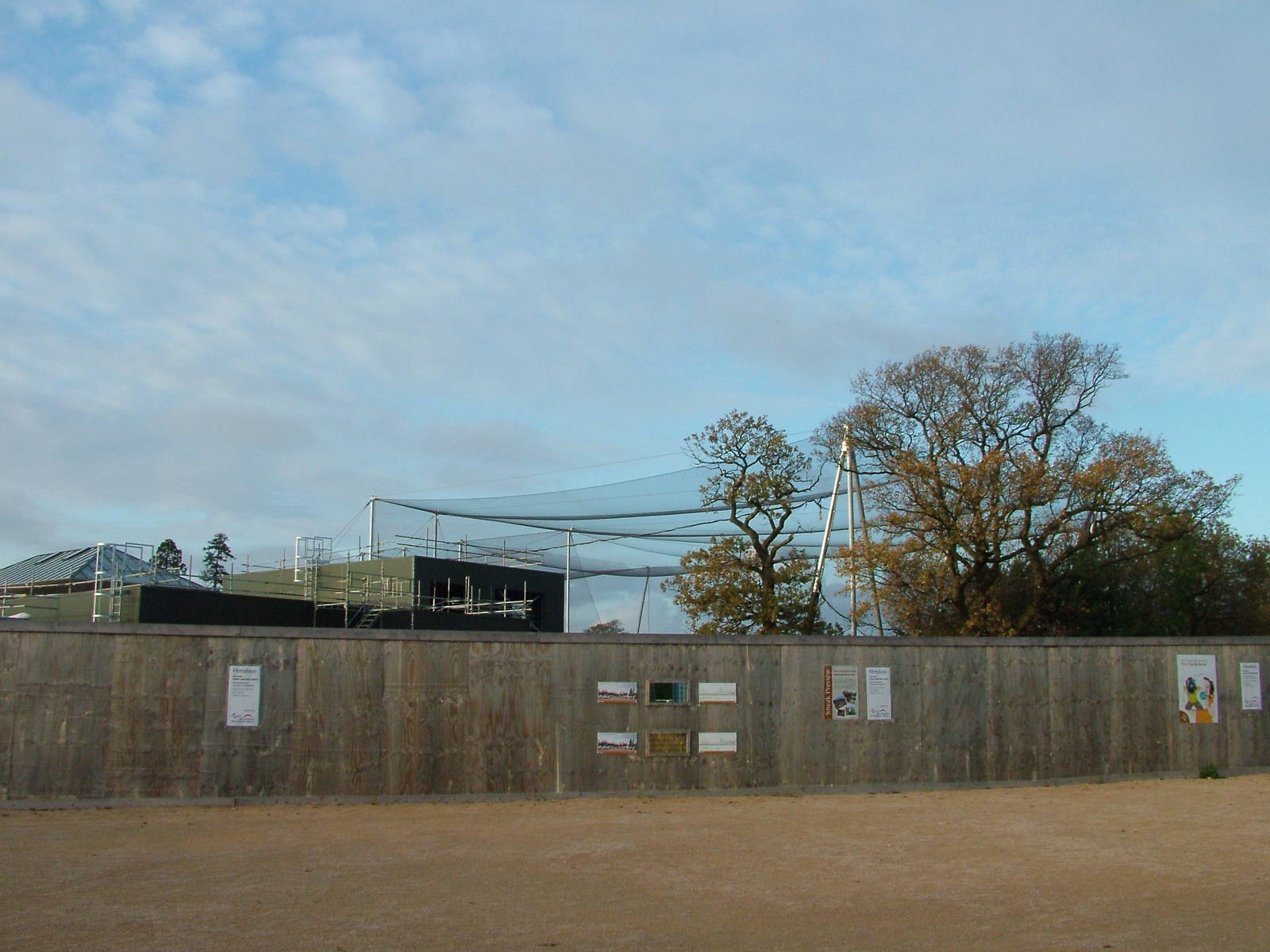 Construction at Twycross 08/11/09