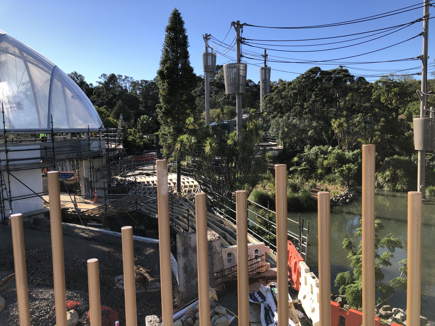 Construction continues