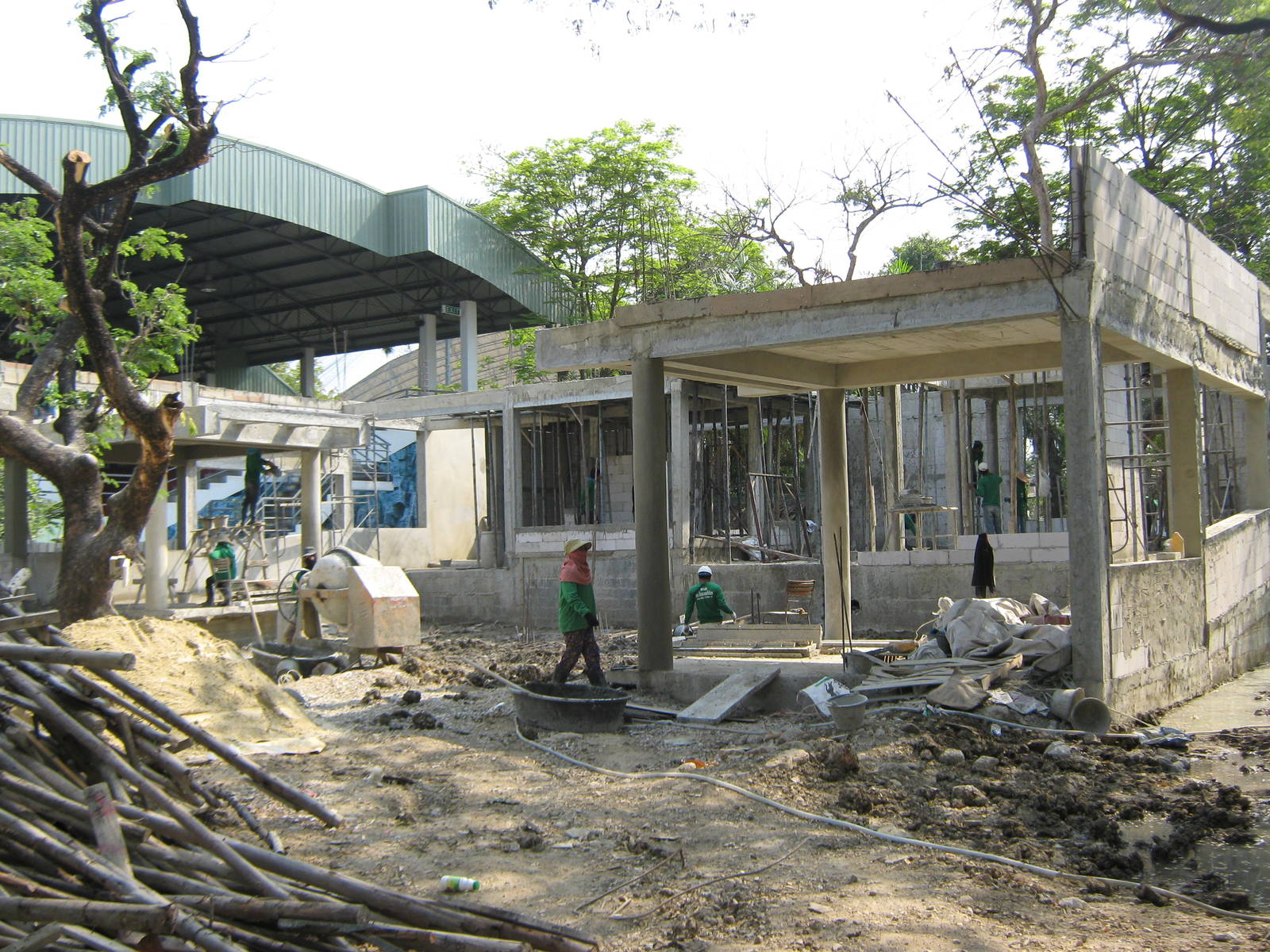 construction for the koala area