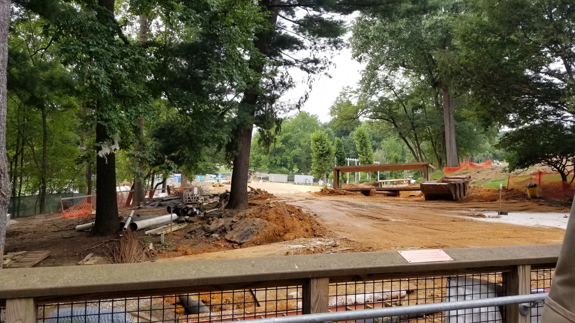 Construction in new Africa exhibit