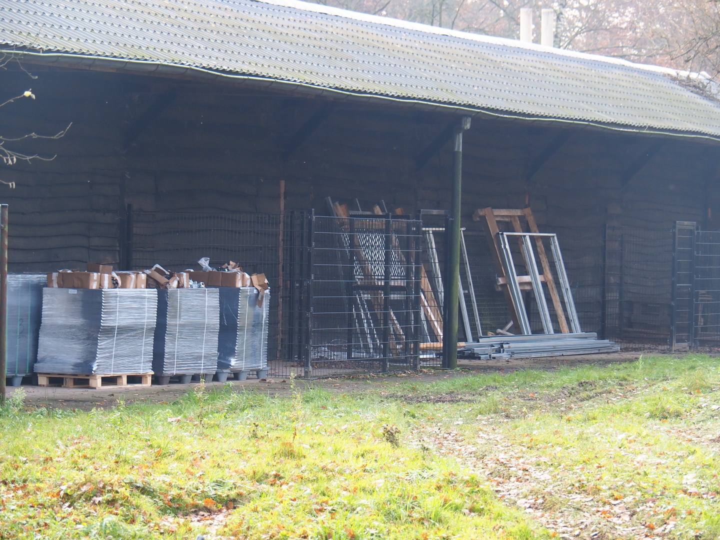 Construction materials for new antelope building, 2021-11-06