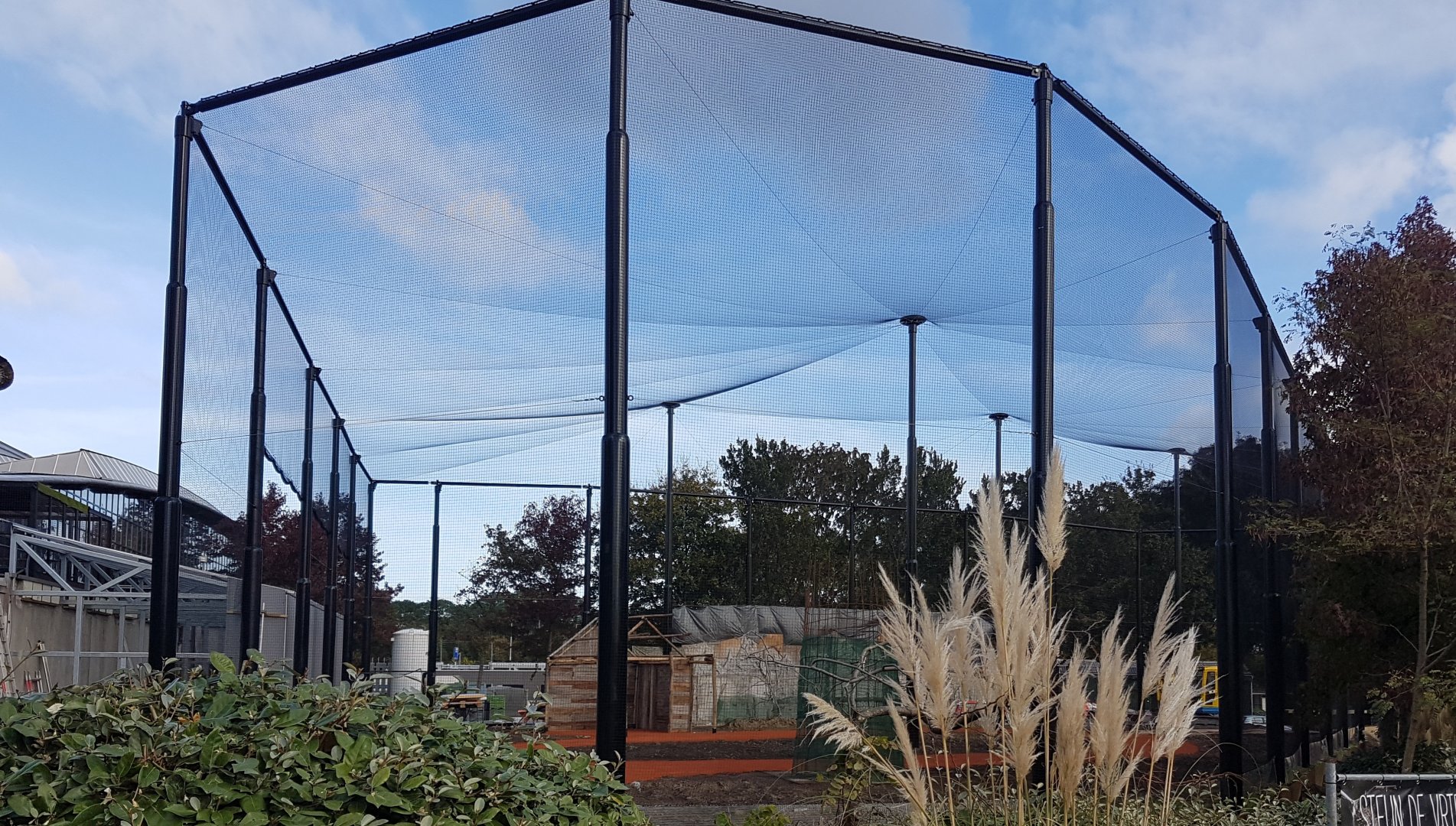 Construction new Lemur walk-through enclosure
