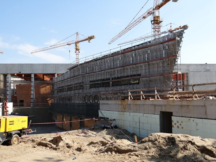 Construction of Afrykarium