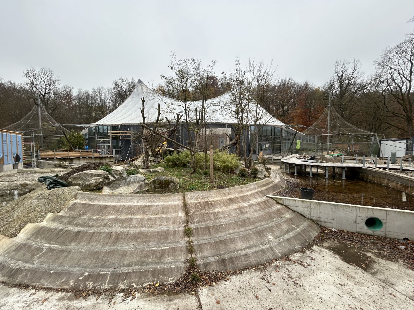 Construction of Asian Tropical Pavilion