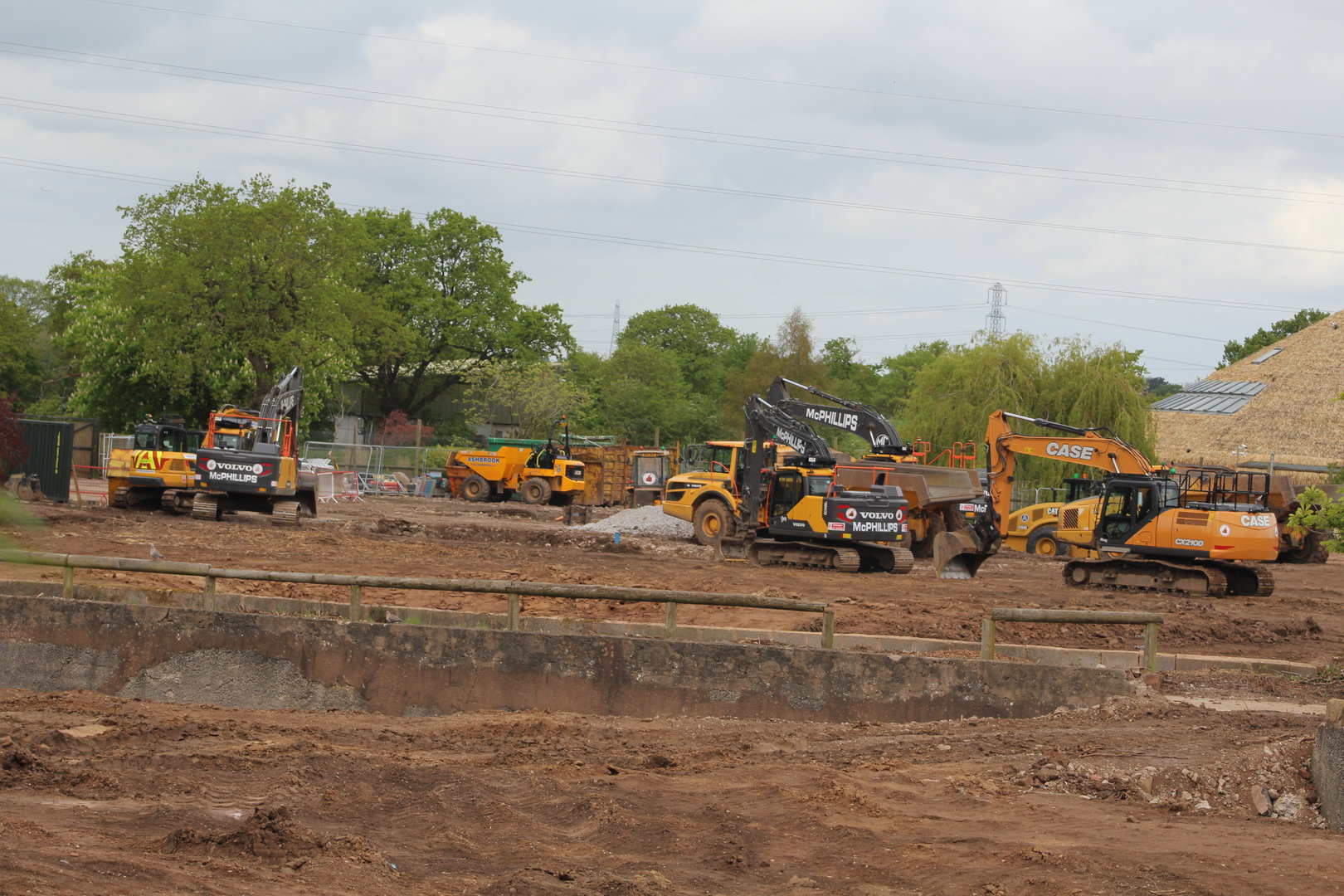 Construction of Heart of Africa Chester Zoo 6th May 2023
