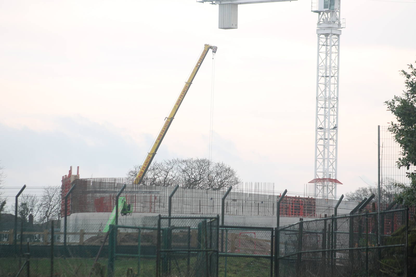 Construction of Islands Chester Zoo 8 March 2014
