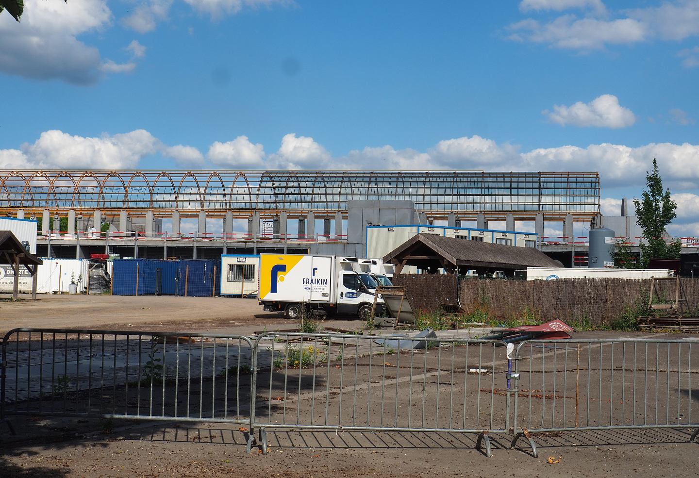 Construction of new main entrance, 2022-06-28