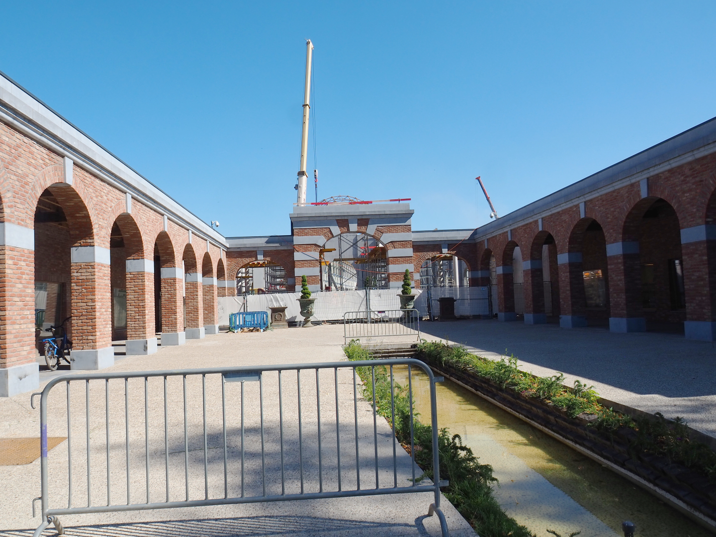 Construction of new main entrance - Seen from bird breeding center, 2022-06-28