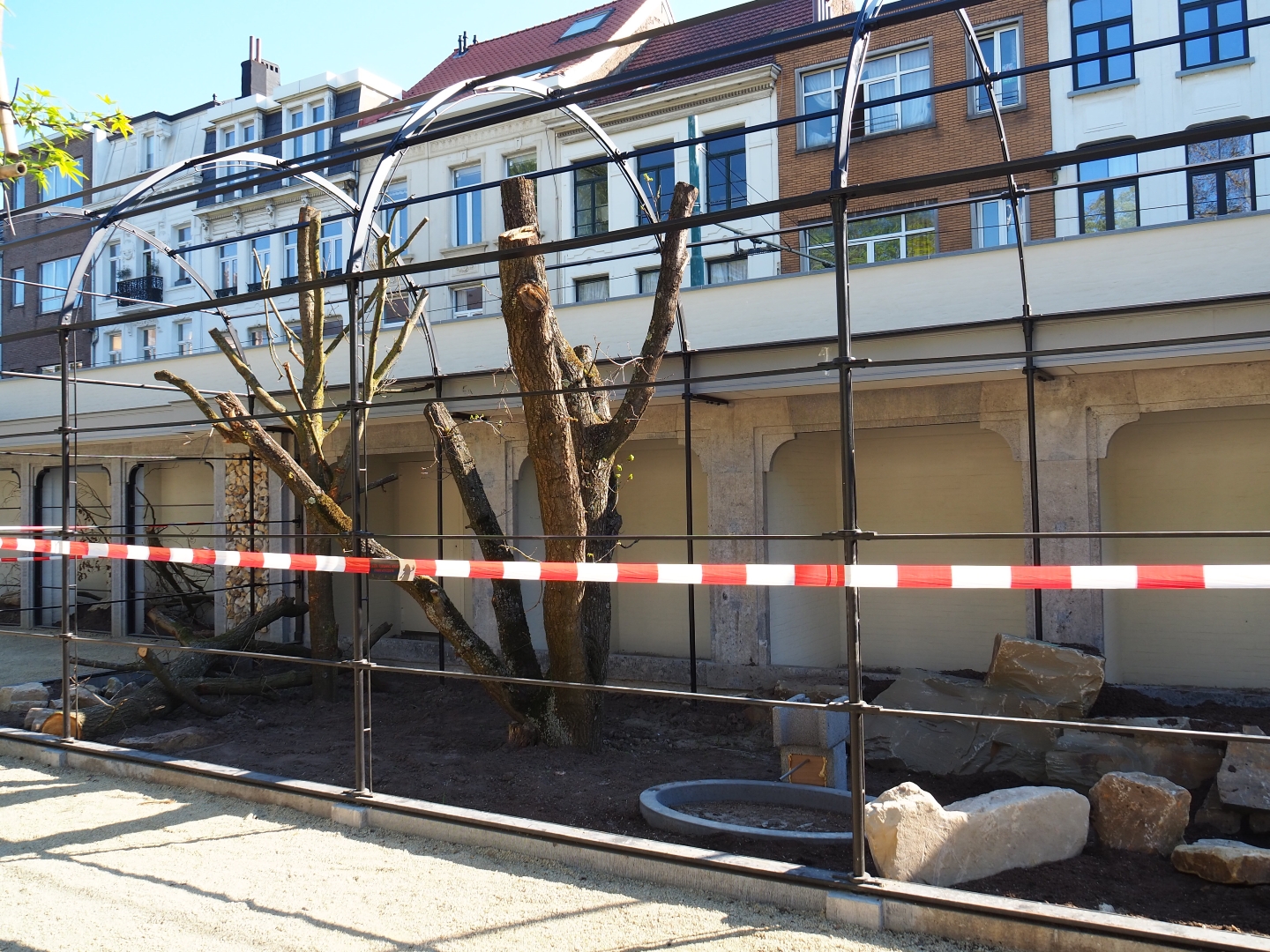 Construction of new parrot aviaries - Reconstruction of old bird-of-prey aviaries, 2019-04-20