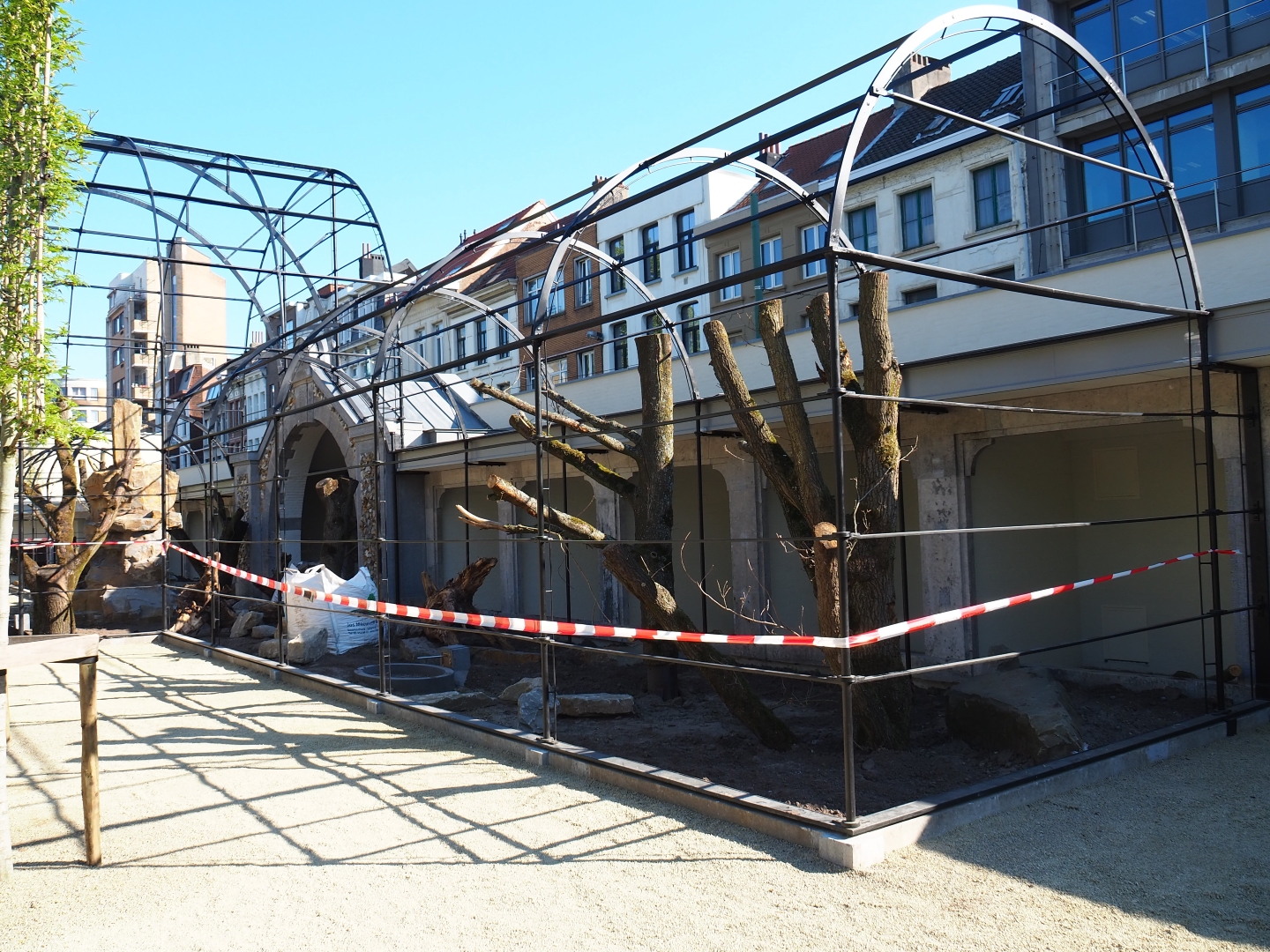 Construction of new parrot aviaries - Reconstruction of old bird-of-prey aviaries, 2019-04-20