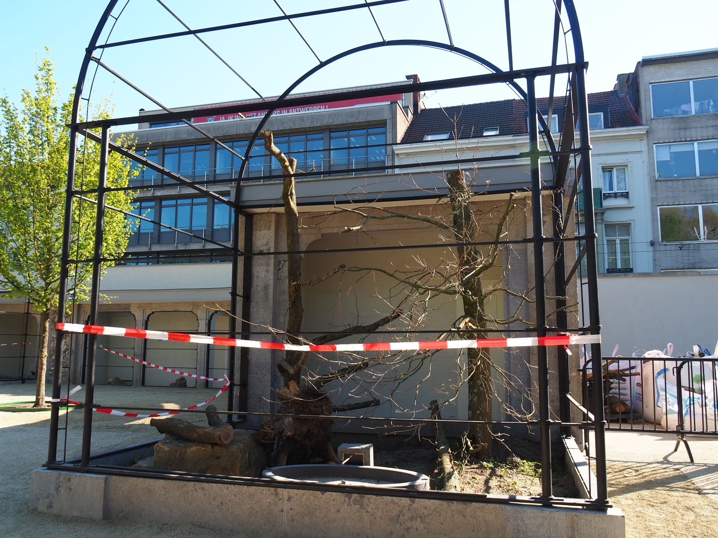 Construction of new parrot aviaries - Reconstruction of old bird-of-prey aviaries, 2019-04-20