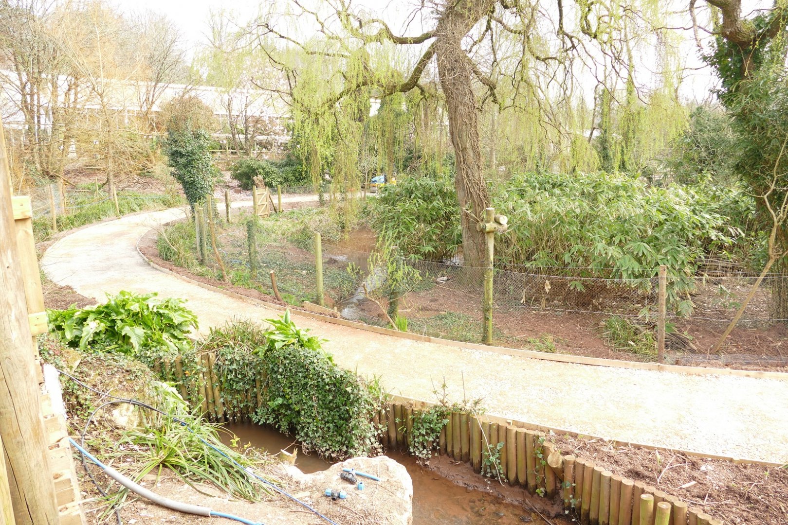 Construction of new path, March 2022