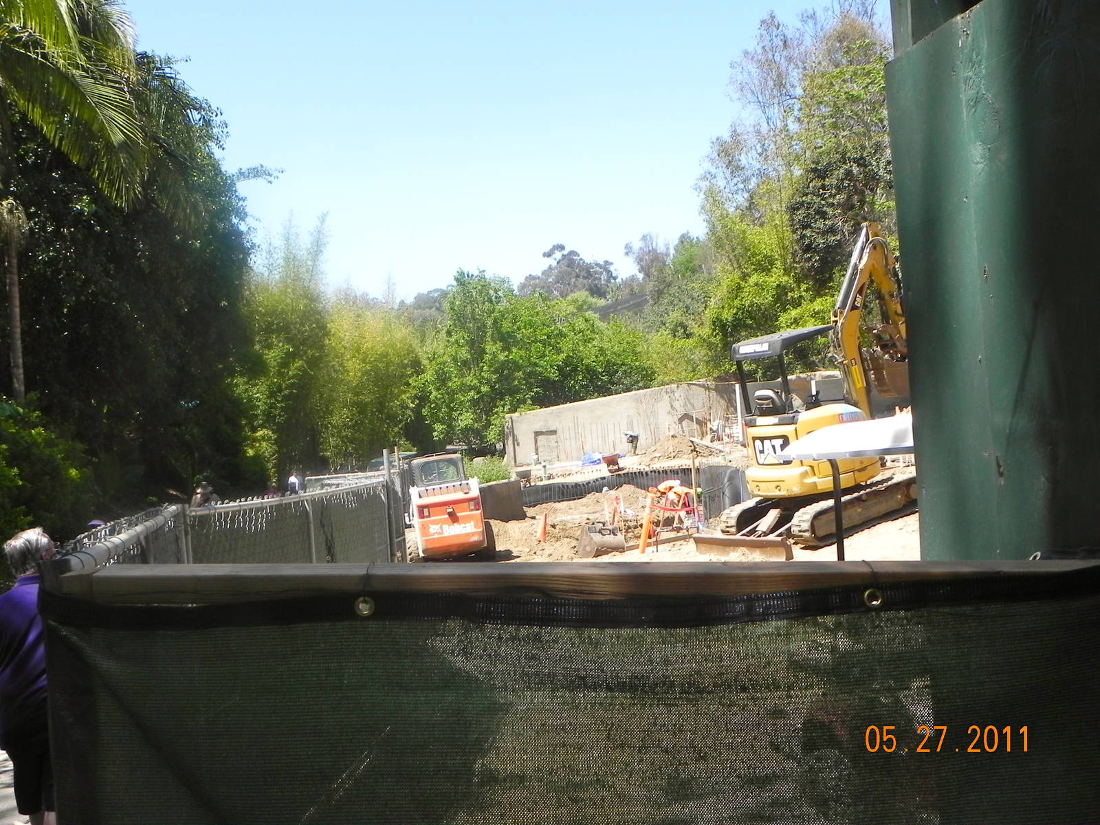 Construction of Panda Trek 5/27 to 6/10 2011