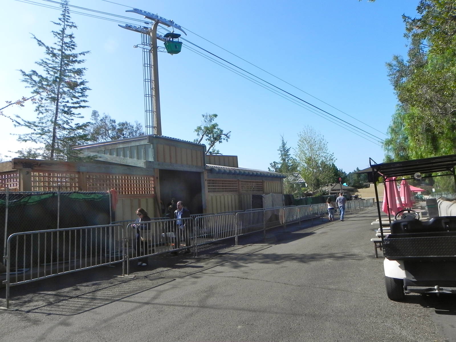 Construction of the new 4D theater.