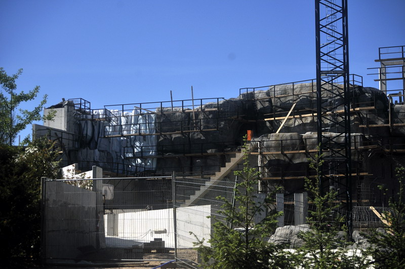 Construction of the new Eismeer at Hamburg