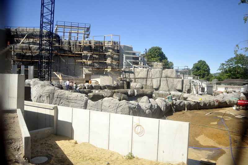 Construction of the new Eismeer at Hamburg