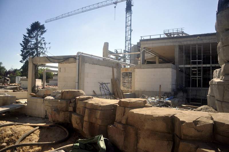 Construction of the new Eismeer at Hamburg