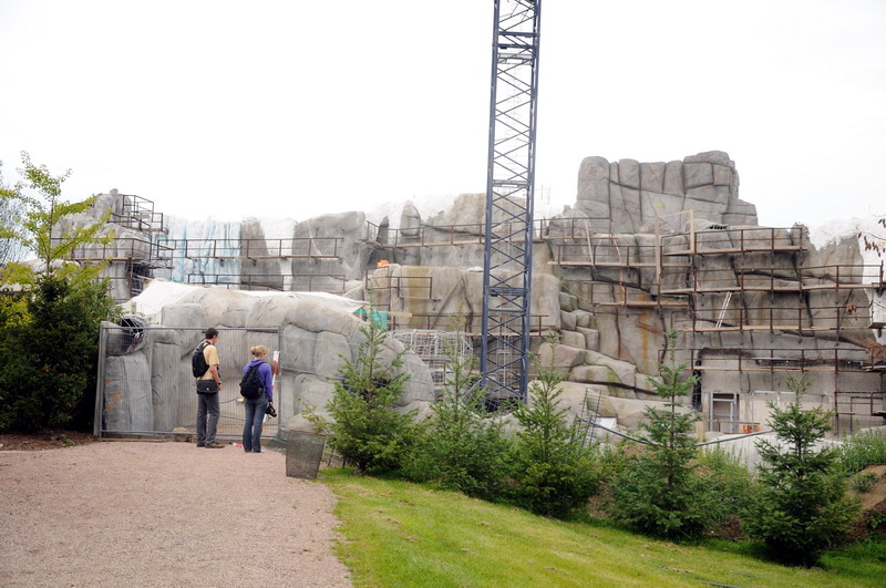 Construction of the new Eismeer at Hamburg