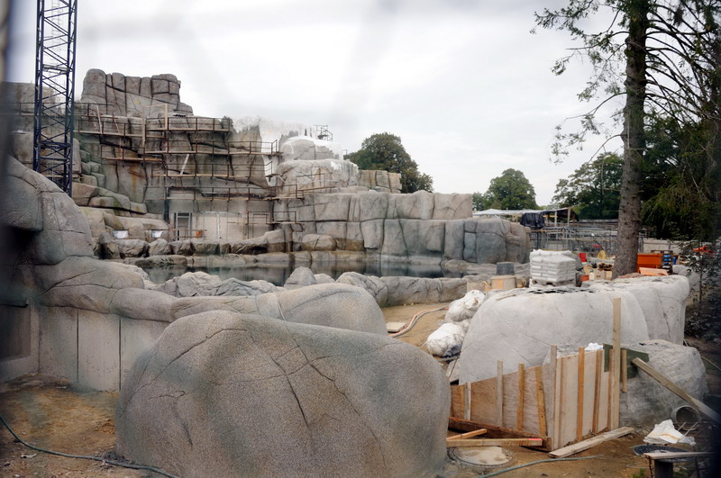 Construction of the new Eismeer at Hamburg