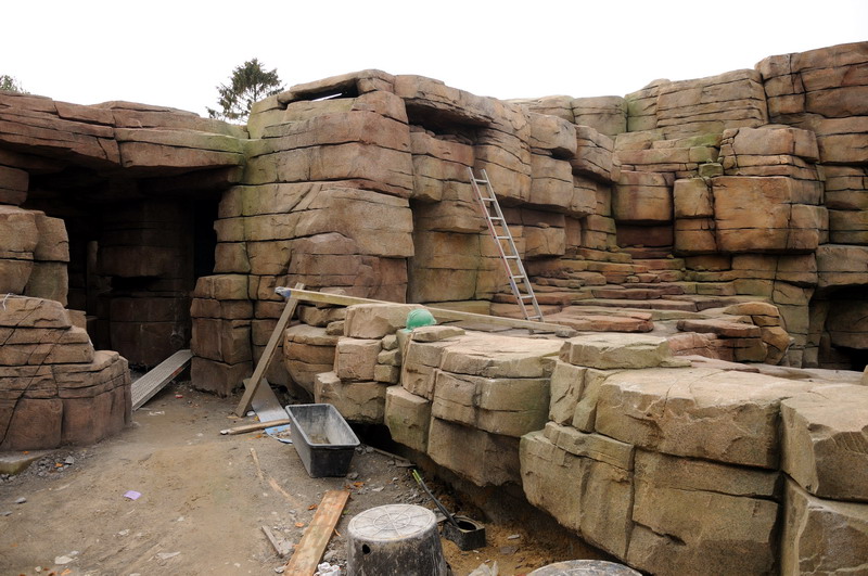 Construction of the new Eismeer at Hamburg