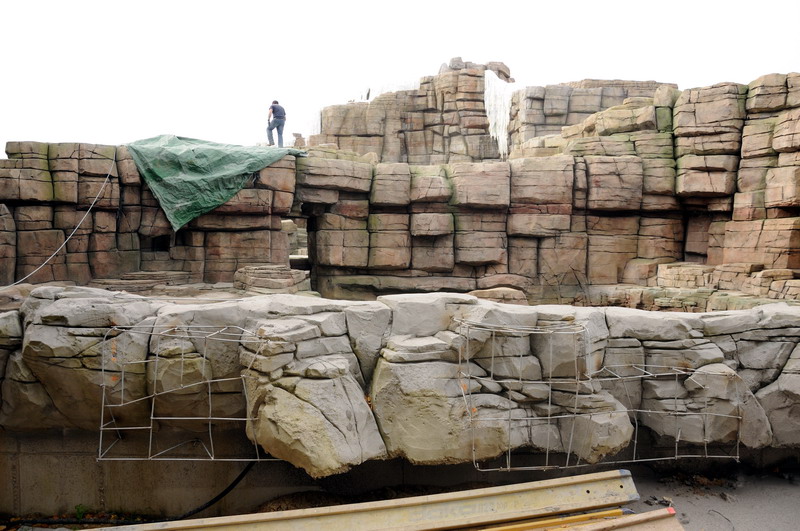 Construction of the new Eismeer at Hamburg