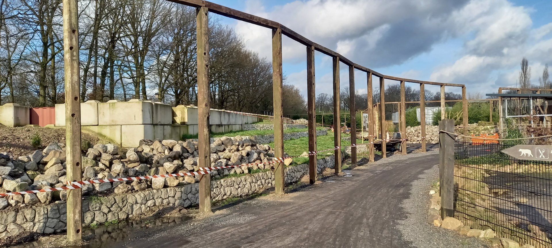 Construction of the new Mountain-area