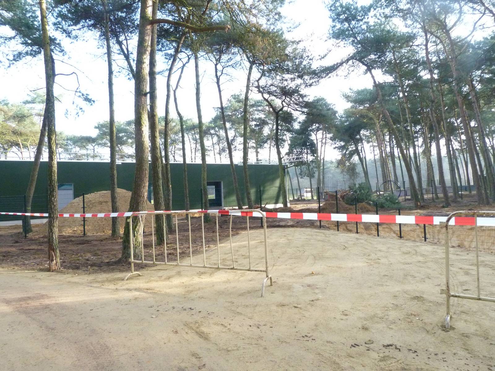 Construction of the Okapi exhibit