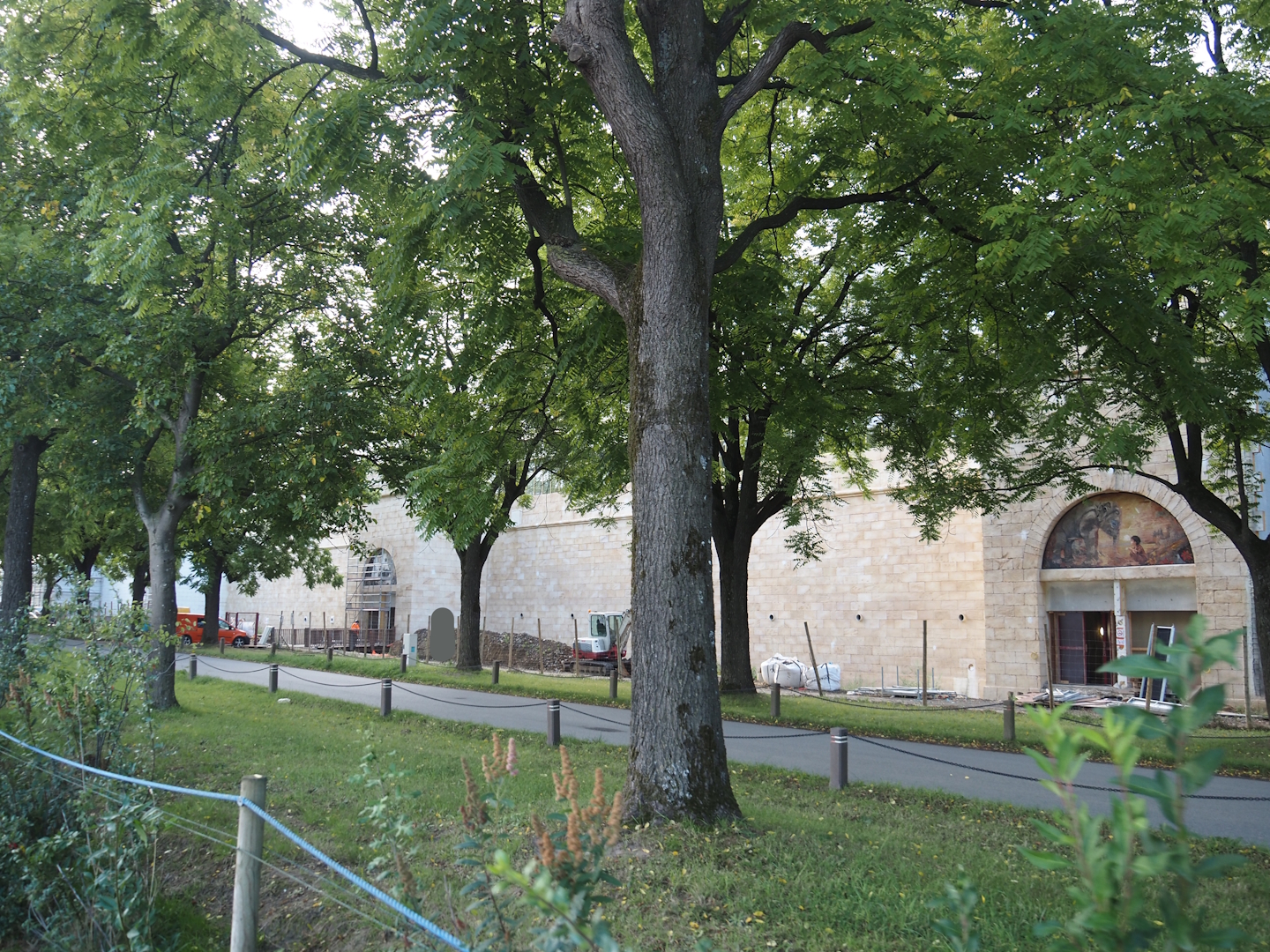 Construction of The Sanctuary, 2025-09-01