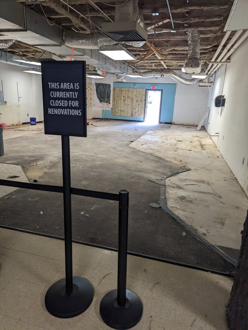 Construction on former Herpetarium